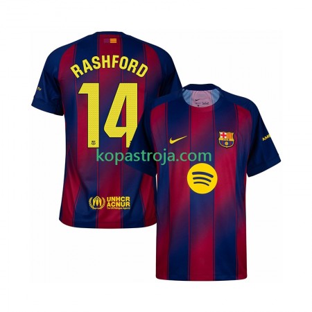 Billiga Fotbollströjor FC Barcelona Marcus Rashford 14 Hemma tröja 2025/26 Kortärmad